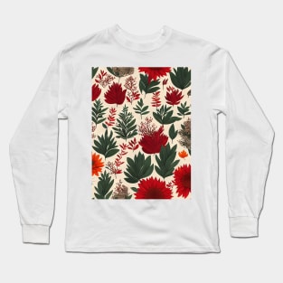 Chromatic Botanic Abstraction #48 Long Sleeve T-Shirt